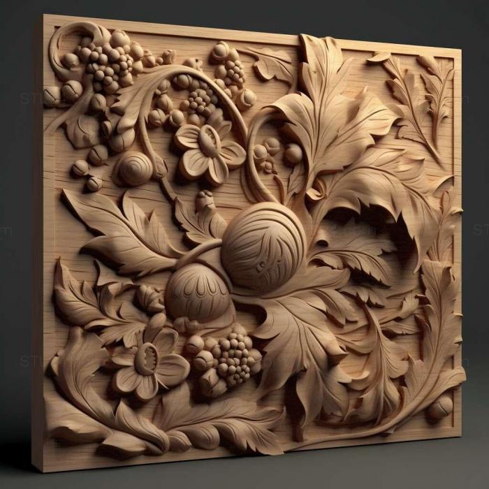 Patterns and decorations (Carved 4, PATTERN_192) 3D models for cnc